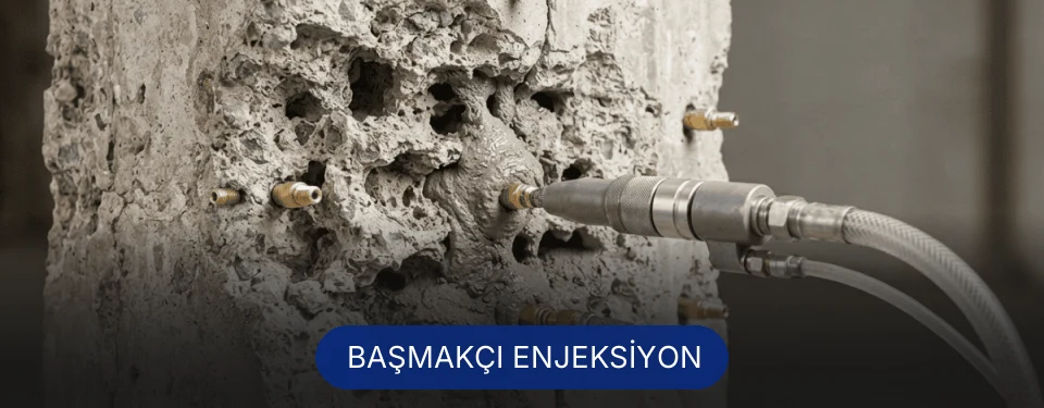 Başmakçı Beton Çatlak Enjeksiyonu