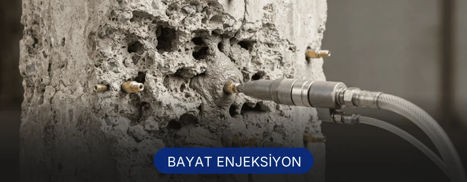 Bayat Beton Çatlak Enjeksiyonu