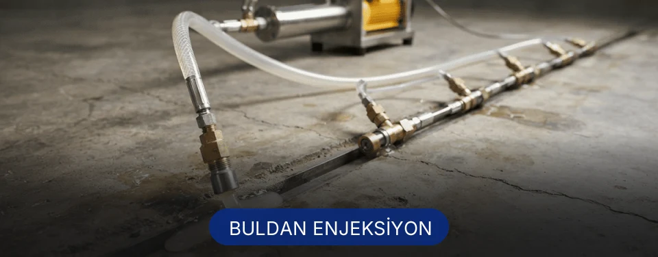 Buldan Beton Çatlak Enjeksiyonu