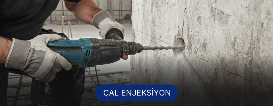 Çal Beton Çatlak Enjeksiyonu