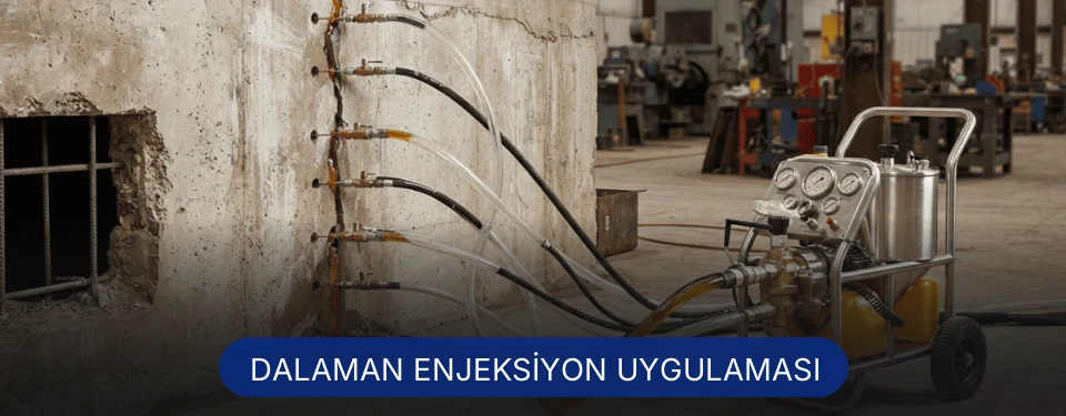 Dalaman Su Kaçağı Enjeksiyonu