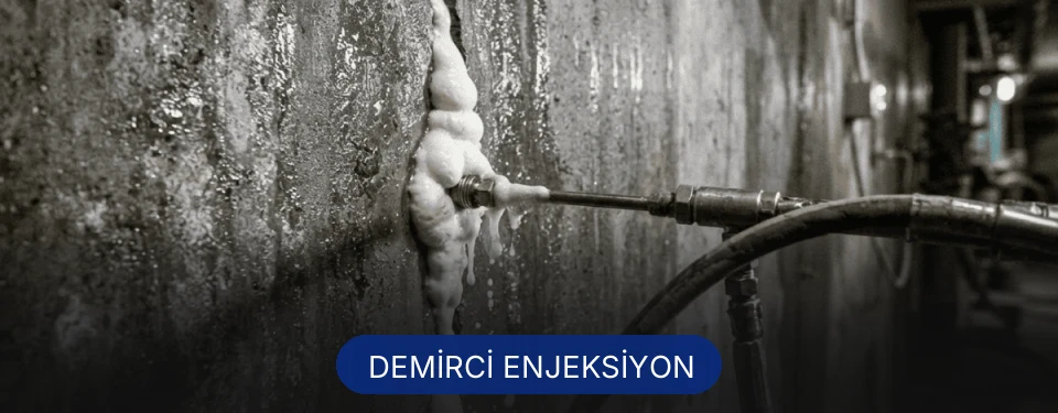 Demirci Beton Çatlak Enjeksiyonu