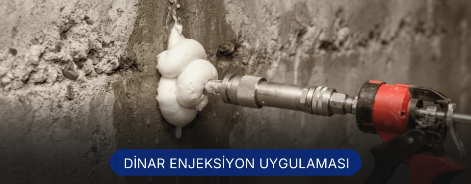 Dinar Su Kaçağı Enjeksiyonu