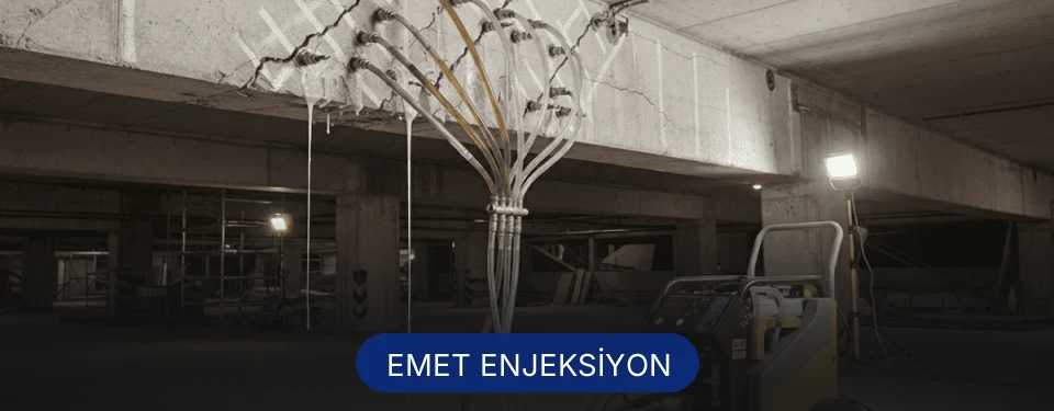 Emet Beton Çatlak Enjeksiyonu