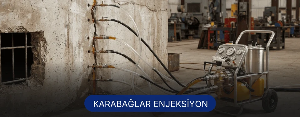 Karabağlar Beton Çatlak Enjeksiyonu