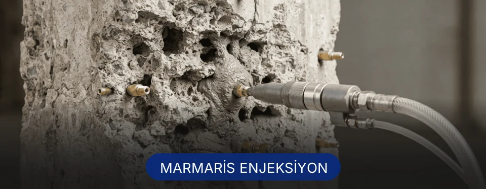 Marmaris Beton Çatlak Enjeksiyonu