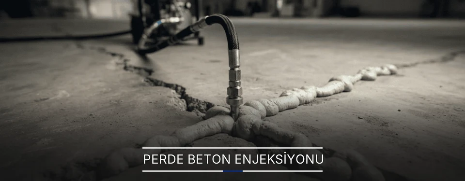 Perde Beton Çatlak Onarımı