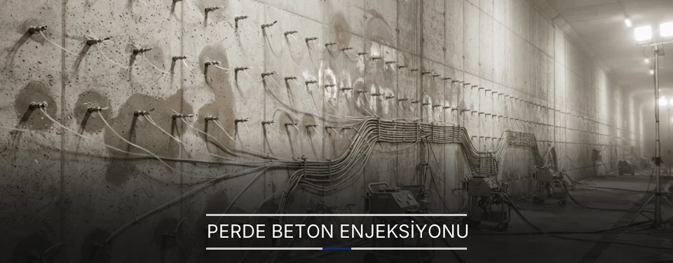 Perde Beton Enjeksiyonu