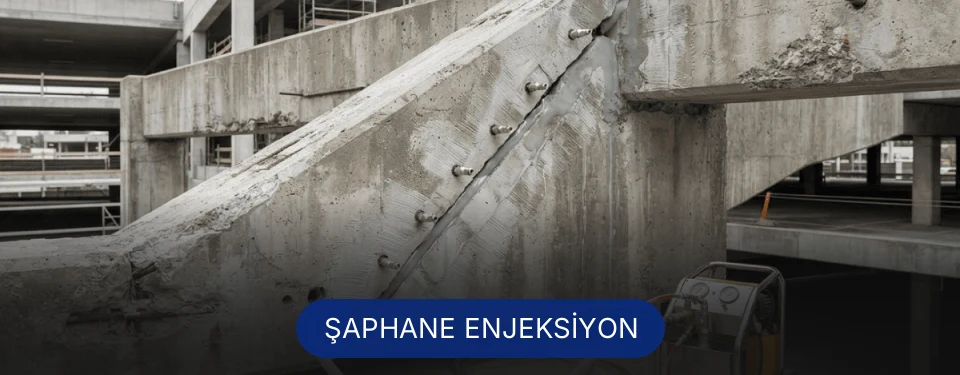 Şaphane Beton Çatlak Enjeksiyonu