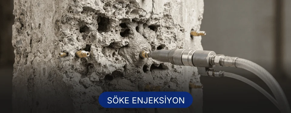 Söke Beton Çatlak Enjeksiyonu