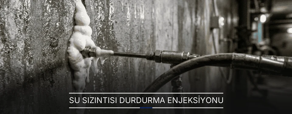 Su Sızıntısı Durdurma Enjeksiyonu
