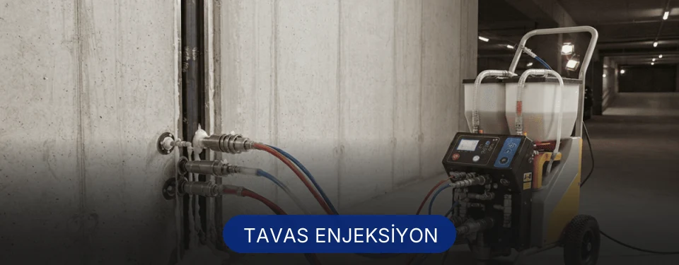 Tavas Beton Çatlak Enjeksiyonu
