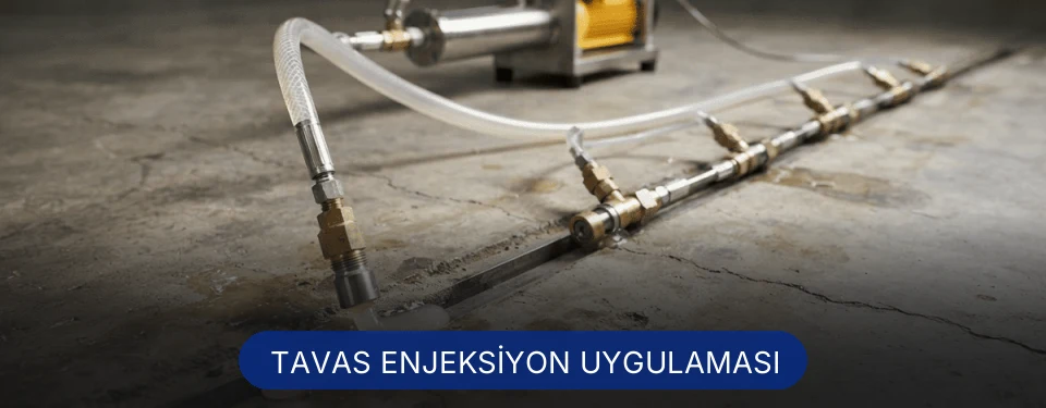 Tavas Su Kaçağı Enjeksiyonu